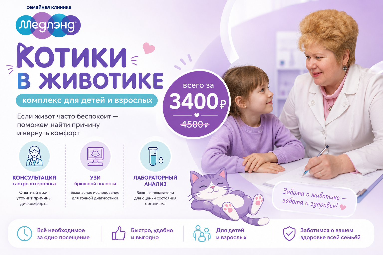 Акция «Котики в животике»